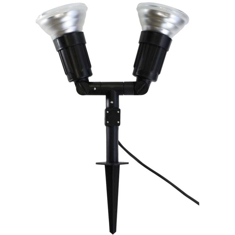 MT70814 Cappi 2 Lampe de jardin E27 noir - Megatron