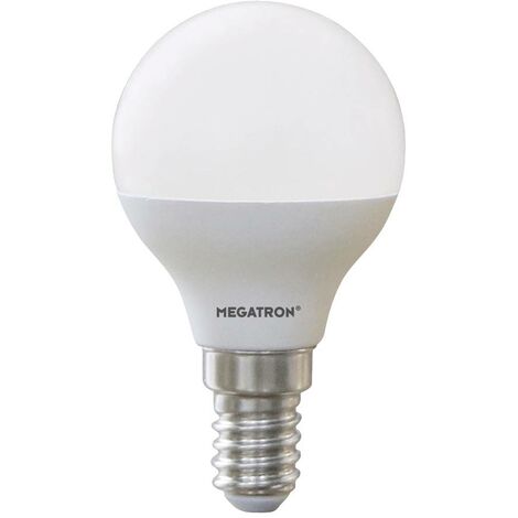 Megatron MT65002 LED CEE F (A - G) E14 forme de goutte 5.5 W blanc neutre (Ø x L) 45 mm x 80 mm 1 pc(s) C834882