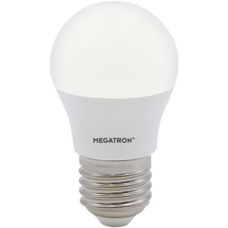 Megatron MT65004 LED CEE F (A - G) E27 forme de goutte 5.5 W blanc neutre (Ø x L) 45 mm x 78 mm 1 pc(s) C834862