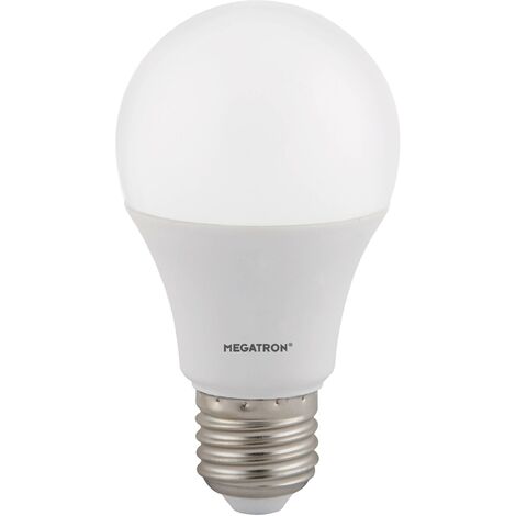 Megatron MT65008 LED CEE F (A - G) E27 forme de poire 8.5 W blanc neutre (Ø x L) 60 mm x 111 mm 1 pc(s) C834452