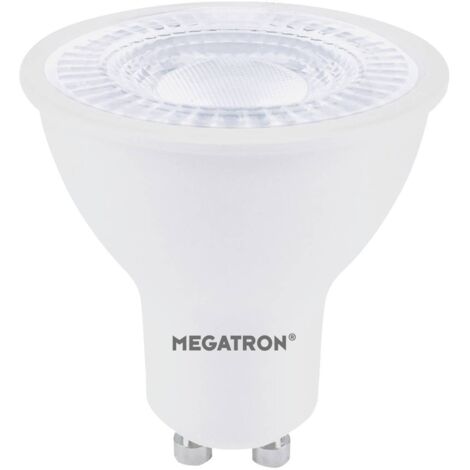Megatron MT65009 LED CEE F (A - G) GU10 réflecteur 4.8 W blanc chaud (Ø x L) 50 mm x 55 mm 1 pc(s) C834422