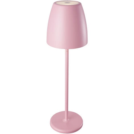 Megatron MT68054 TAVOLA LED-Außentischlampe  2 W Warmweiß  Pastell-Rosa