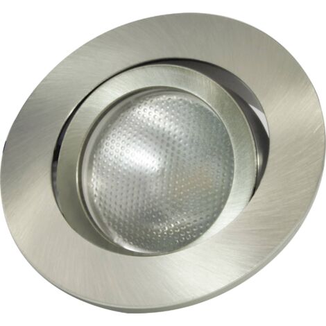 Megatron MT75201 Decoclic Collerette LED GU10, GU5.3 fer (brossé) D316201