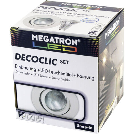 Megatron MT75400  Einbauleuchte   LED GU10, GU5.3 4.5 W Weiß