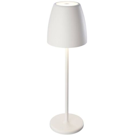 Megatron Tavola lampada da tavolo per esterni design antico bianca