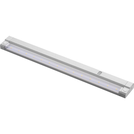 Megatron Unta LED-Unterbauleuchte mit Bewegungsmelder  LED LED fest eingebaut 5 W  Warmweiß Silber