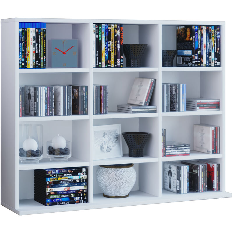 Megosa Mini Étagère 12 compartiments, blanc.