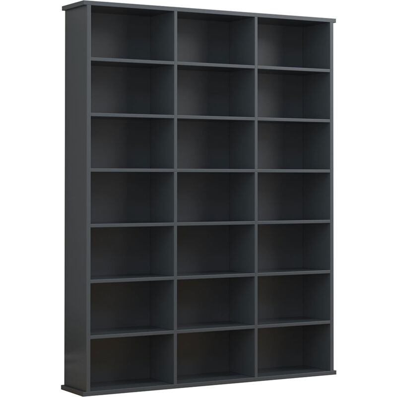 MegosaM bibliothèque 21 tablettes anthracite.