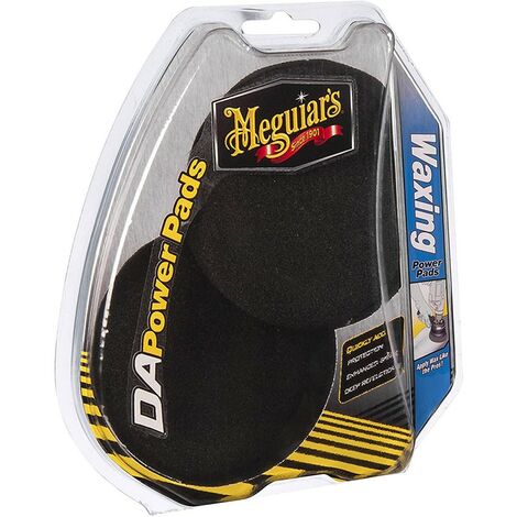 Meguiars Kit 2 Black Tupfer, 102 mm Polierdeckel
