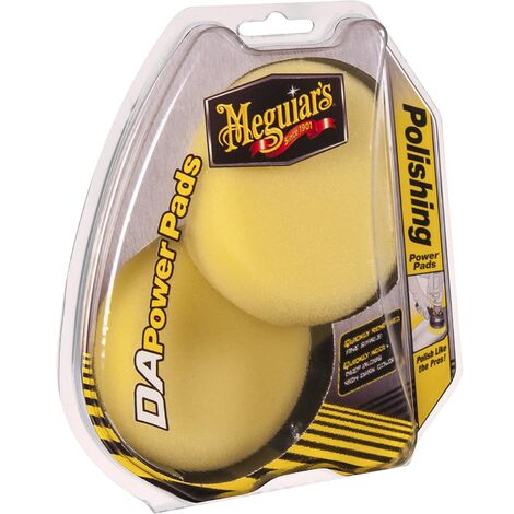 Meguiars Kit 2 gelbe Tupfer, 102 mm Polierdeckel