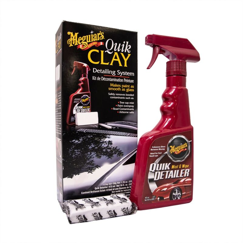 Quick Clay Starter Kit 473ml Quik Detailer and 80g Clay Bar G1116EU - Meguiars