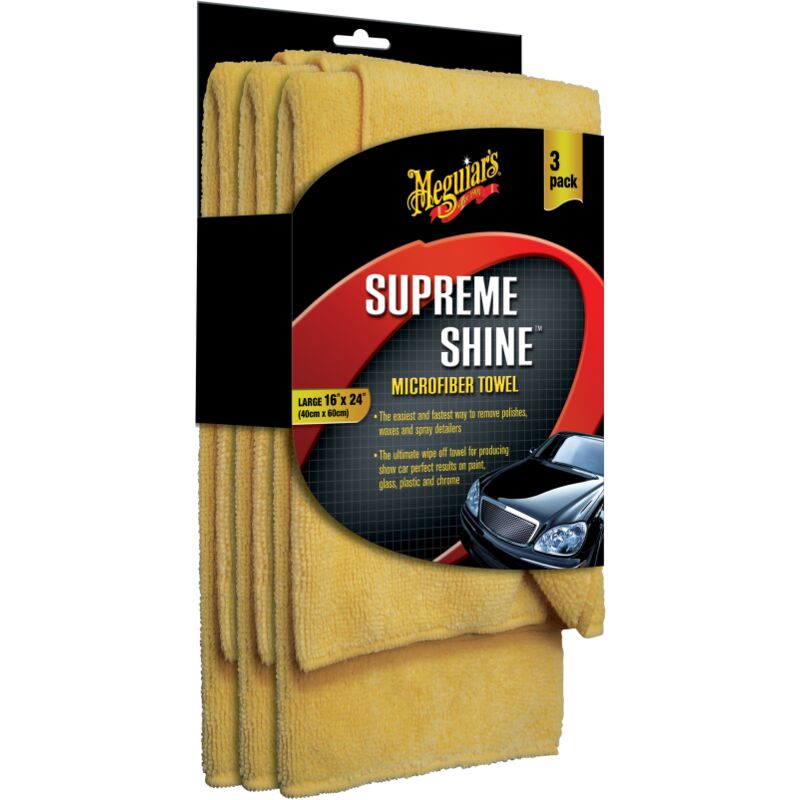 Meguiars - Microfiber Towels Meguiar's Supreme Shine 3 Pack