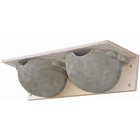 Mehlschwalben Doppelnest Nr. 9/B Maße: 11 x 46 x 15,5 cm, Holzbeton