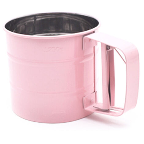 Mehlsieb aus Edelstahl, Handsieb für Puderzucker und Puderzucker, Küchenaccessoire zum Backen zu Hause