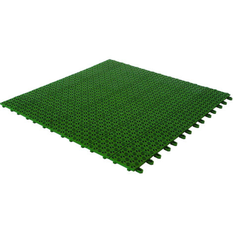 Mehrfach-Klemmfliese, grün, L 56 x L 56 cm x Dicke 11 mm ONEK