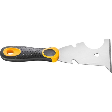 Mehrfarbiger Edelstahl-Wandschaber – zum Entfernen von Farbe und Kitt, Renovierungswerkzeug, robust, vielseitig & ergonomisch