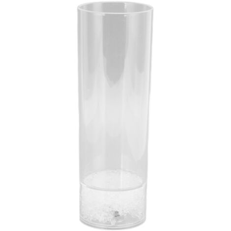 Mehrfarbiger LED-Leuchtbecher mit Batterien für Partys, hoher, beleuchteter Becher 400 ml