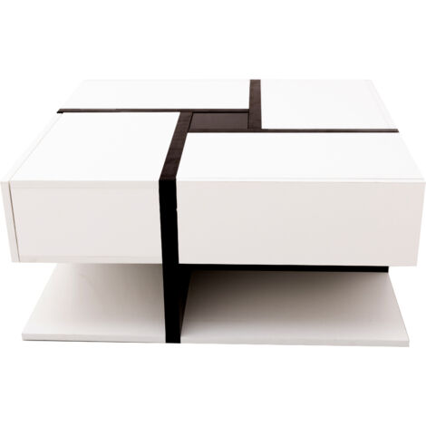 Mehrfarbiger optional MDF+Glas runder Couchtisch: schwarze Holzkorn Stützbeine, einfach und stilvoll.79cm Durchmesser, 0,8cm dicke gehärtete Glasoberfläche.