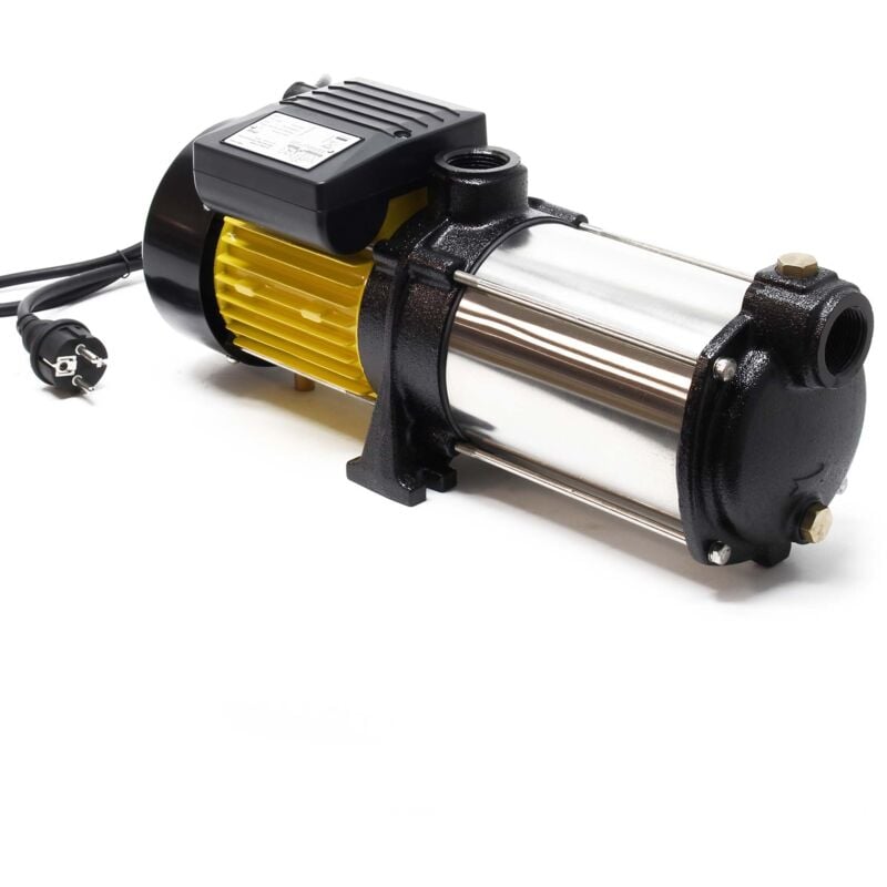 Xpotool - Wiltec Pompe centrifuge multi-étages – 6600 l/h / 900 w – Hauteur de débit 55 m – 2850 tr/min – Installation d'eau domestique, Pompe à eau