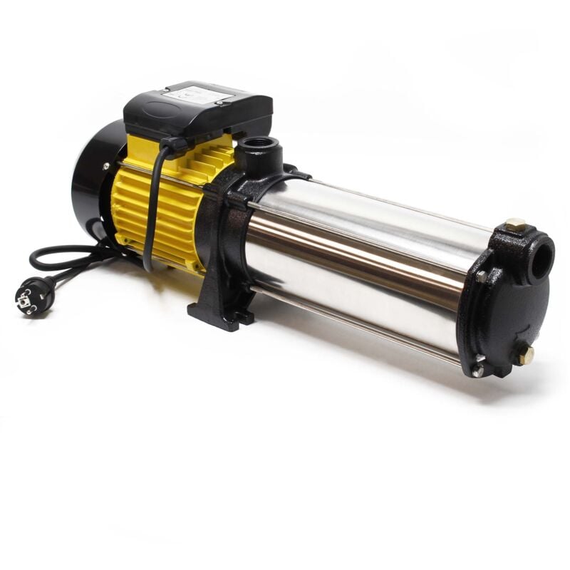 Xpotool - Wiltec Pompe centrifuge multi-étages – 9000 l/h / 2200 w – Hauteur de débit 105 m – 2850 tr/min – Installation d'eau domestique, Pompe à