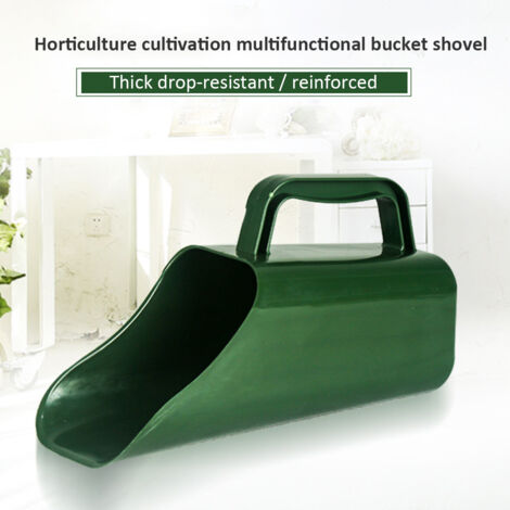 Mehrzweck-Gartenspaten – Pflanzspaten aus Kunststoff mit Untersetzer 22 x 9 cm  8,66 x 3,54 Zoll