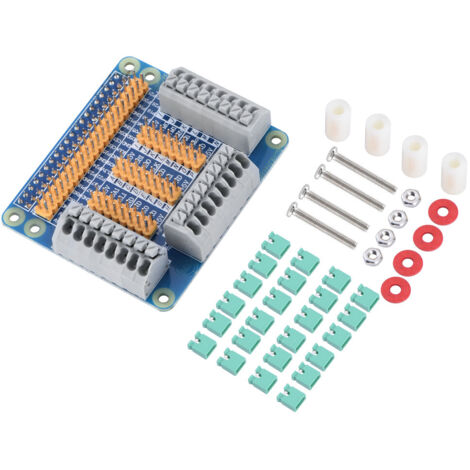 Mehrzweck-GPIO-Erweiterungsplatine mit Schrauben und Kappen für Raspberry Pi 2/3 B