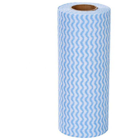 Mehrzweck-Küchentuch aus Vliesstoff, 1 Stück, waschbar, fettabsorbierend, blau, 19 cm