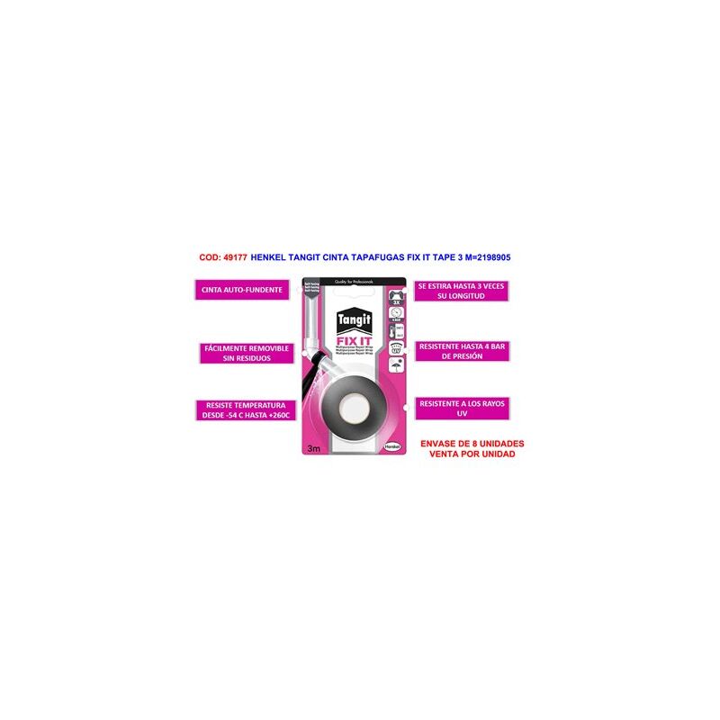 Tangit Fix It Tape Leckstopperband 3 M2198905 - Henkel