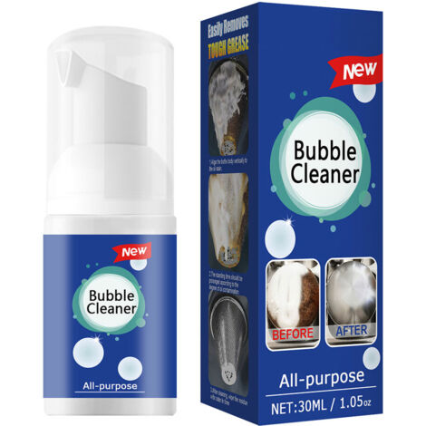 Mehrzweck-Schaumreiniger für Haushalt, Küche und Bad [Nettoinhalt 30/100 ml] Professionelle Formel, ungiftig, umweltfreundlich, nicht korrosiv