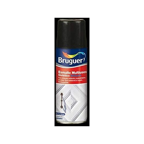 Mehrzweck-Sprühlack mattschwarz 0,4l 5197993 bruguer