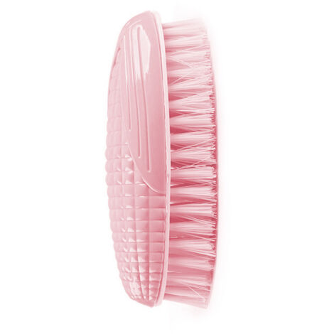 Mehrzweck-Wäschebürste in Maiskolbenform mit weichen Borsten - Reinigungsbürste für Schuhe und Haushalt, aus PP und Nylon - Rosa (15 cm)