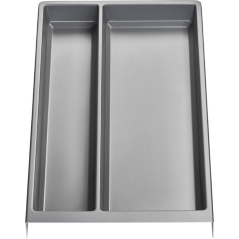 Mehrzweckeinsatz SEPARADO Individual silbergrau genarbt (300 x 474 x 51 mm) Schubladeneinsatz ab 40cm Schrankbreite für große Küchenutensilien von SOTECH