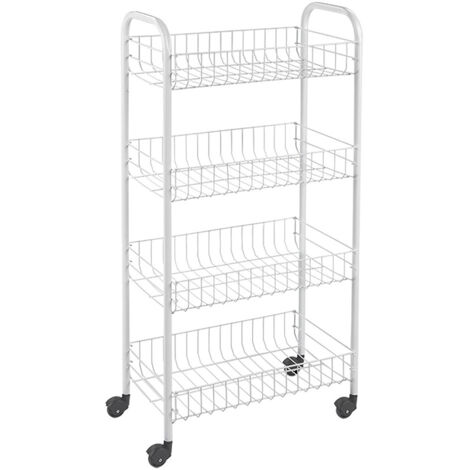 Mehrzweckwagen 4 Etagen 41x23x84cm metaltex