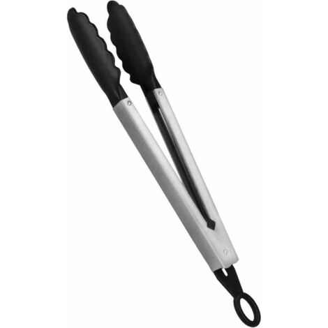 Mehrzweckzange aus Edelstahl 30cm mit Verschlusssystem - Metaltex