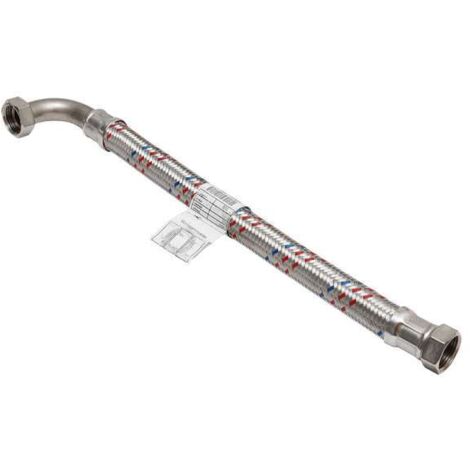 Meibes meiflex Panzerschlauch DVGW 1" IG x 1" Bogen 500 mm 5627.1234.50