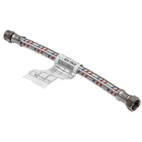 Meibes meiflex Panzerschlauch Verlängerung DVGW 1/2" IG/AG 300 mm 5615.1104.30