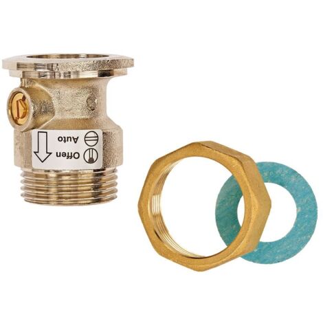 Meibes Messing-Schwerkraftbremse 1&quot x 11/2&quot mit Handaufstellung ohne Luftschl., messing