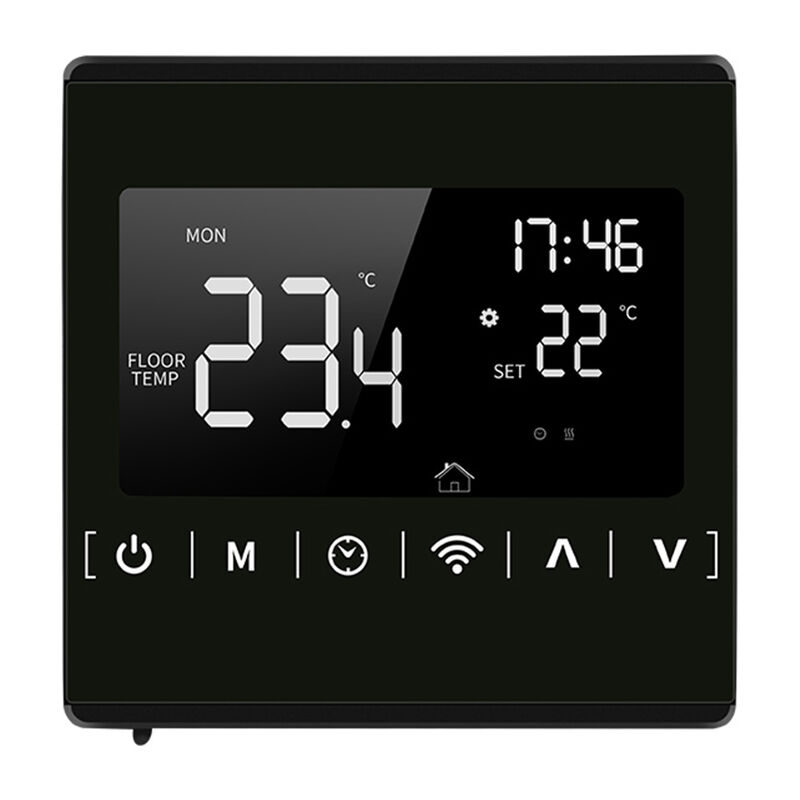 

Meih - 85-250v Wi-Fi termostato inteligente programable semanal del termostato APP control de retroiluminacion de LCD de calentamiento de agua del