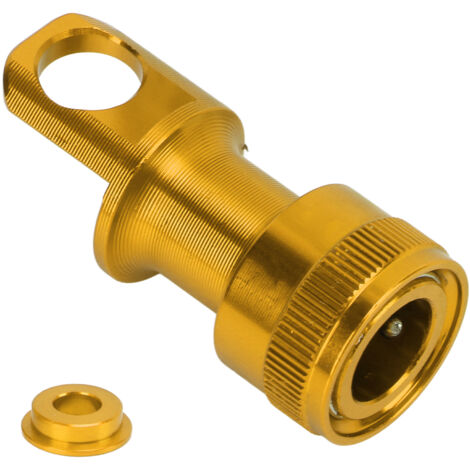 MEIJUN Schnellspannhalterung für Brompton, tragbarer Montageadapter für Faltradrahmen, Gold