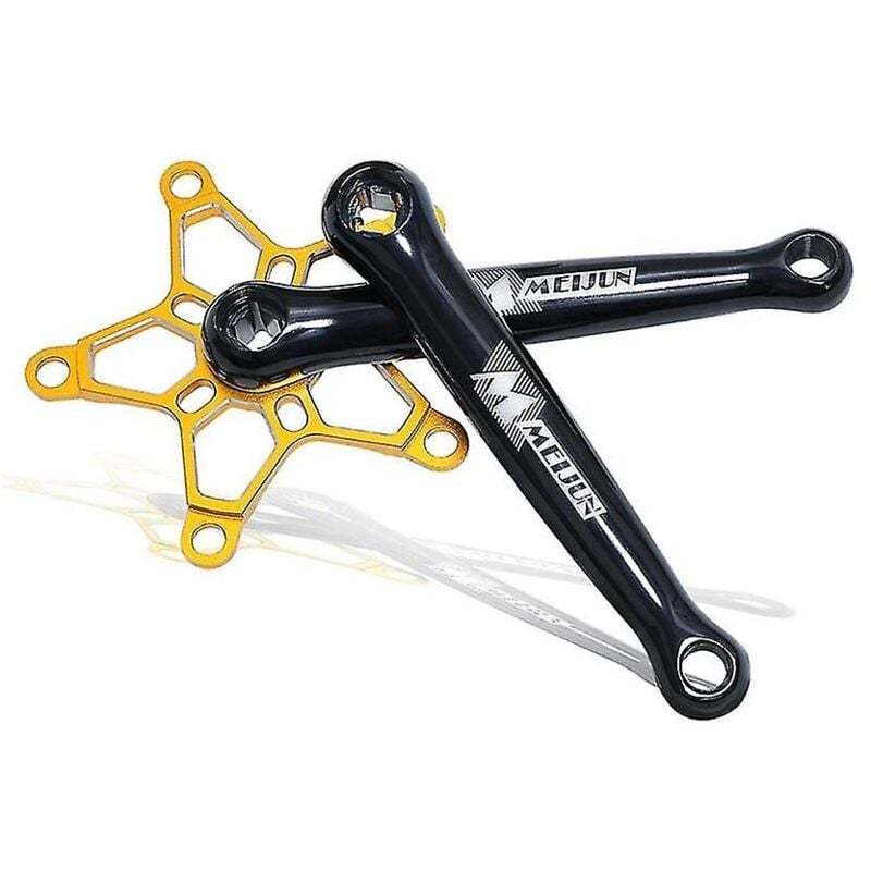 Meijun Vélo Pédalier En Alliage D'aluminium Modification À Cinq Trous Nouvelle Montagne Route Vélo Dent Plaque Cr