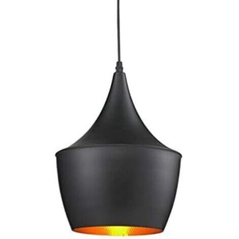 Meilleure vente E27 Plafonnier Suspensions Lustre Luminaire Metal Vintage Suspensions Luminaire Cuisine Chambre Café Restaurant (sans ampoule) (Type B) [Classe énergétique A++]