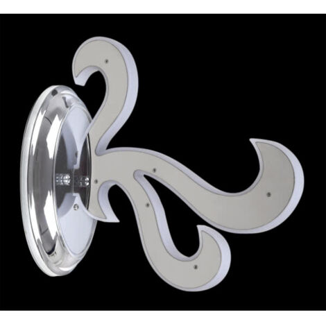 Meine Lampe - Wandleuchte Led Aire 1 L Chrom 6w 420lm 4000k 32x13,5x30