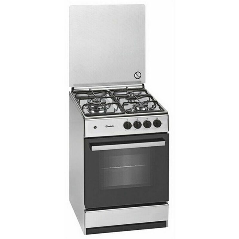 

Cocina de Gas E541X 55 cm Acero Inoxidable (3 Fogones) - Meireles