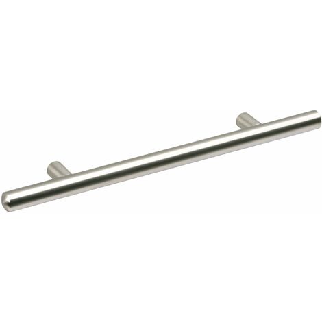 Meister 161171 - Maniglia per armadi in acciaio Inox Lunghezza:  252 mm (LA 129 mm)