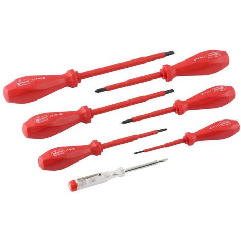 Meister 3383170 - Set di 7 cacciaviti, VDE