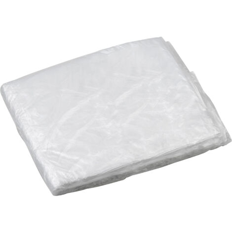 Meister Abdeckfolie 5 x 4 m - 7 mµ - 10 Stück - Transparent & wasserdicht - HDPE / Folie / Schutzfolie / Malerfolie / Allzweck-Folie / 4170440