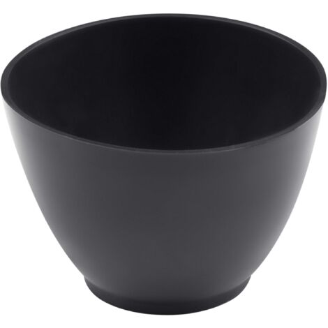 Meister Bicchiere in gesso Ø 125 x 90 mm – nero – Forma conica – Versione rigida – Plastica robusta – per mescolare intonaco, stucco & Co. / bicchiere per miscelare/vassoio in gesso / 4301000