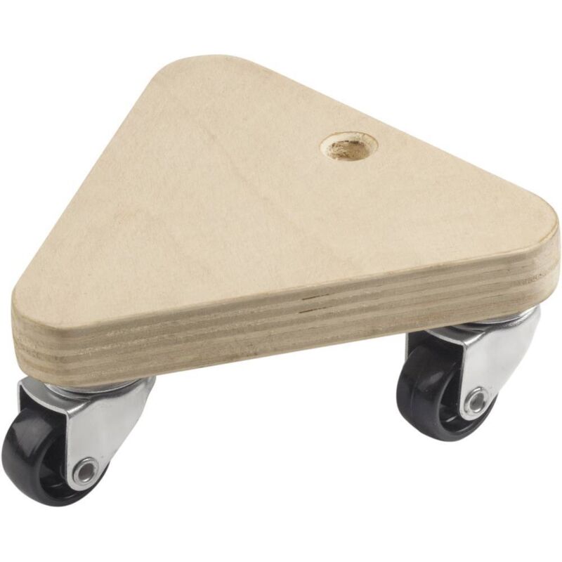 Metafranc WU0822140 Chariot de transport contreplaqué Charge max: 100 kg 134 mm x 134 mm x 52 mm Nombre de roulettes