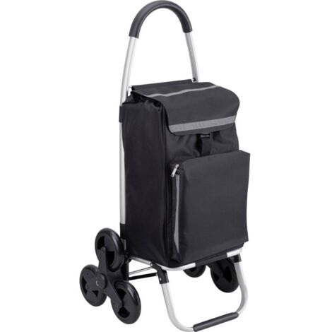 Meister – Chariot de courses 6816810 – Tissu polyester – Charge maximale 20 kg – Glacière intégrée 5L – Dimensions 47 x 108 x 46 cm - WU6816810
