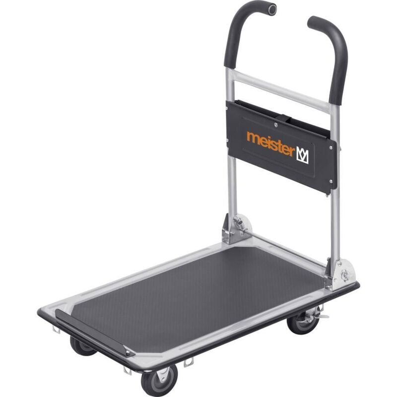 Werkzeuge 8985620 Chariot plateforme pliable, avec espace de rangement acier Charge max: 150 kg - Meister